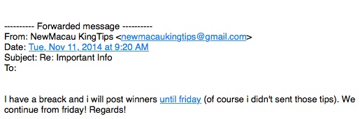 macau email about winners