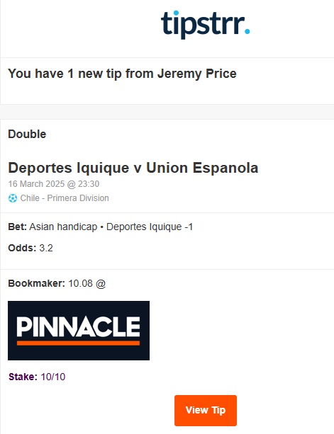 Jeremy Price Double bet