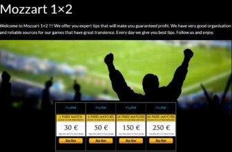 Mozzart1x2.com homepage screenshot showing fixed matches and VIP tips for sale